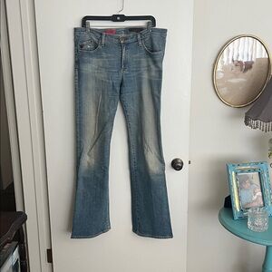 Blue Flared Jeans AG jeans The Angel